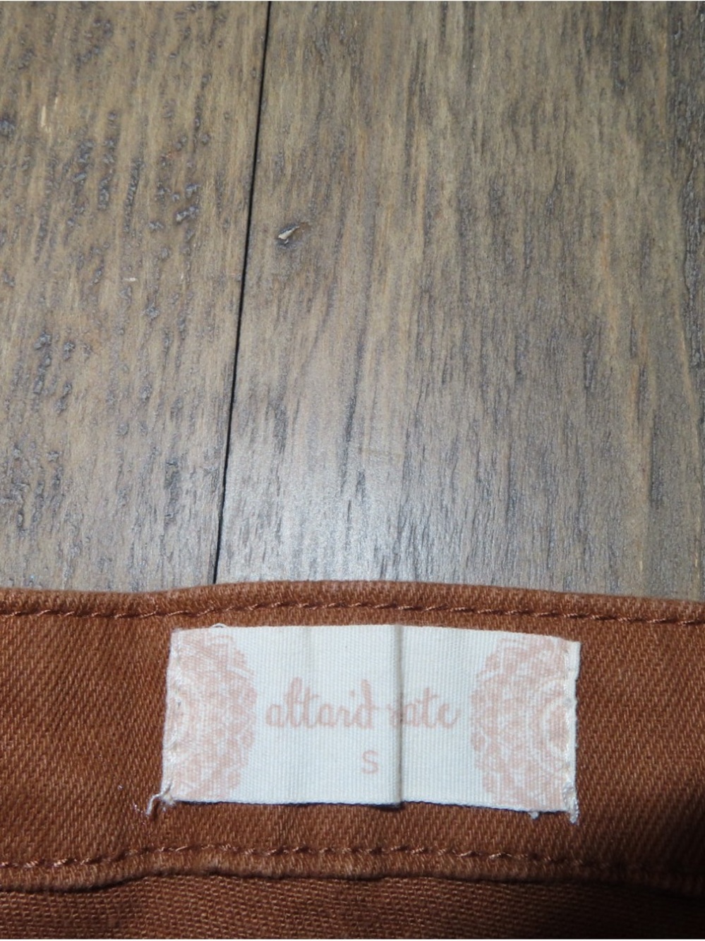 Button-Front Tan Dress - Picture 2 of 2